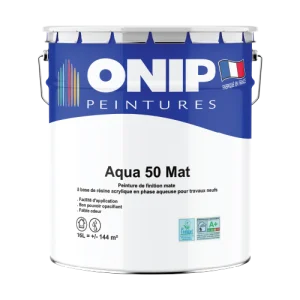 peinture de finition aqua 50 mat