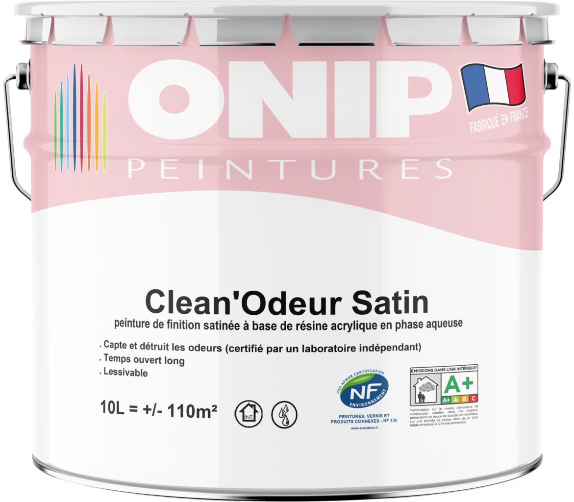 peinture clean odeur satin