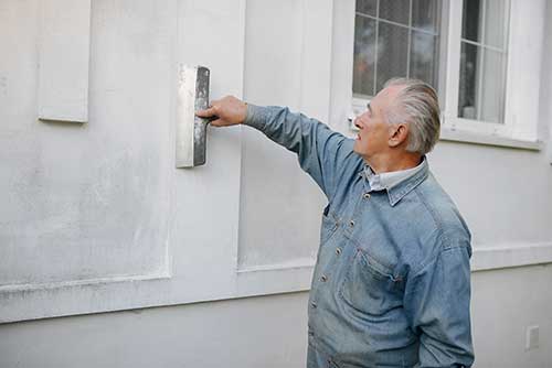 technique de peinture lors des chantiers hivernaux